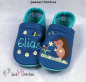 Preview: Lederpuschen Igel mit Blume und Biene 2